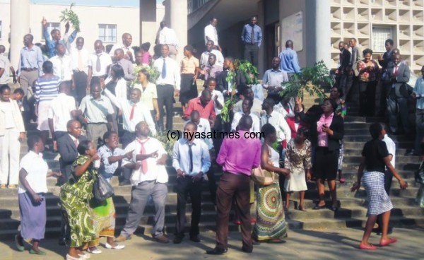 Strike action at High Court in Blantyre