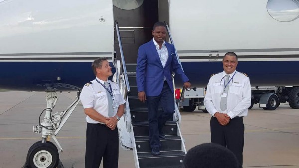Prophet Bushiri jets in Malawi for church projects