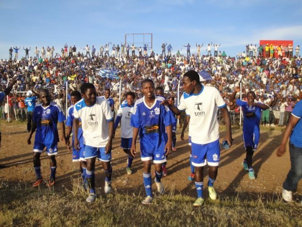 In jovial mood- Be Forward Wanderers after the game