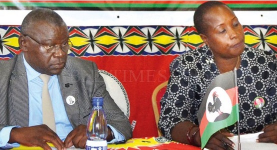 Kabwila (right) Njobvuyalema: Yet to face party hearing