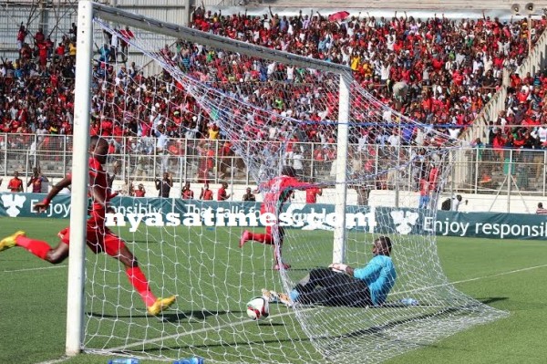 Its a goal for Flames, Chiukepo celebrates..Photo Jeromy Kadewere