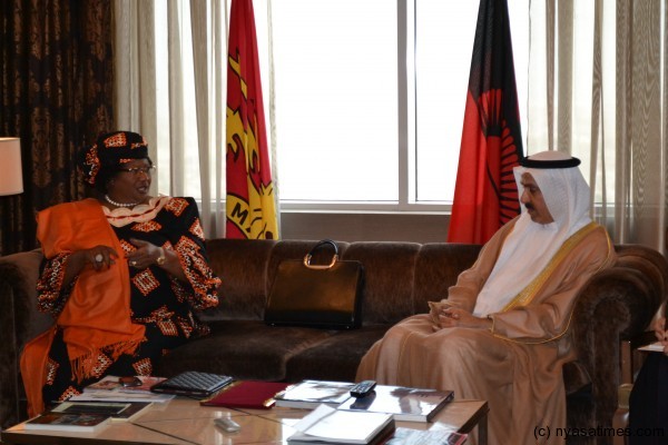 President Banda holds high level discussions with UAE Minister