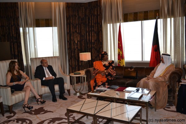 President Banda holding talkes in Dubai