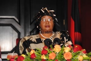 President Joyce Banda: Accused of dishonest