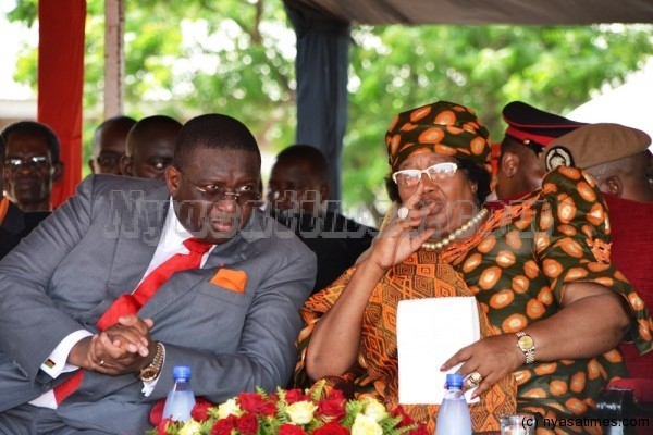 President Joyce Banda and Vice President Khumbo Kachali: Not dream ticket
