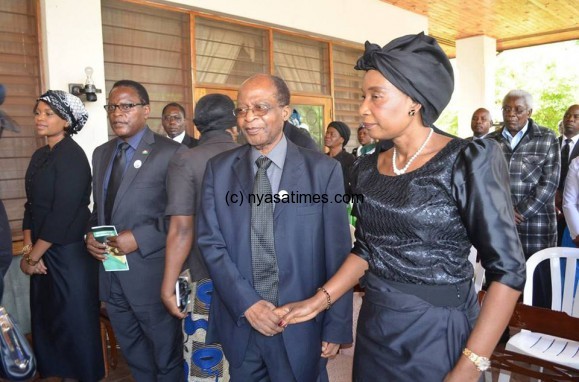 Tembo with First Lady Gertrude Mutharika