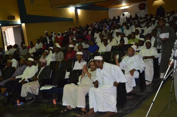 Jam-packed Iqra conference room