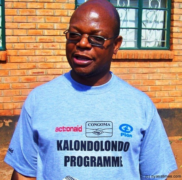Jephter Mwanza ....Kalondolondo is satiafied with FPublic works programme , one of government’s social security programmes