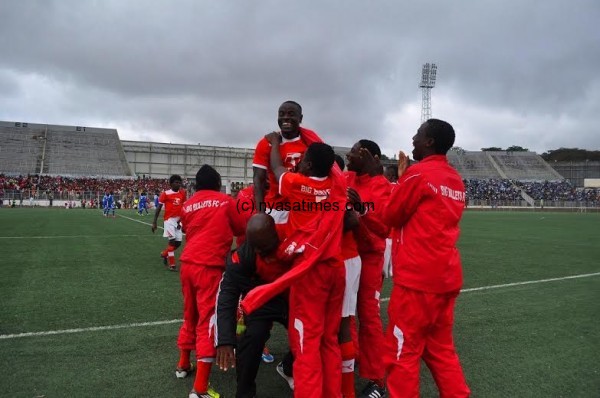 Jimmy Zakazaka celebrating his goal.....Photo Jeromy Kadewere