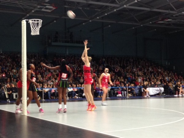 England and Malawi Queens during their Saturday match