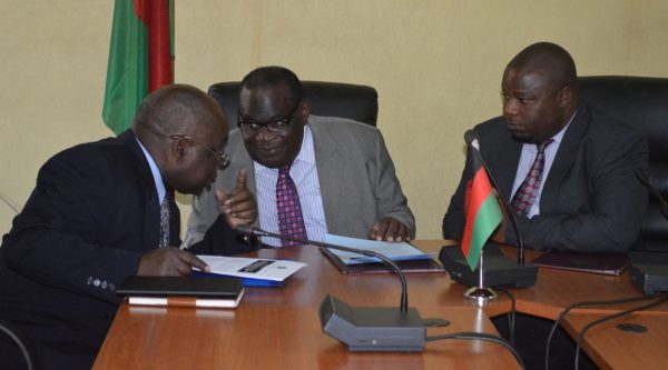 Joint press briefing organised by Minister of Finance and Economic planning Goodal Gondwe and the minister of Local government rural development Kondwani Nakhumwa at COI in Lilongwe (C)Stanley Makuti 
