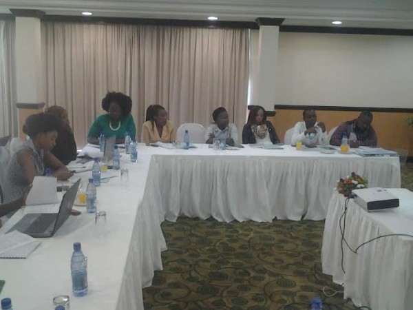 Journalists listening attentively from presentation s during the agricultural policy training workshop in Blantyre