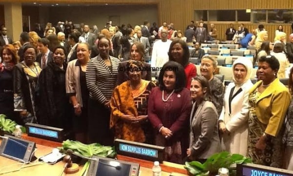 Joyce Banda with First Ladies