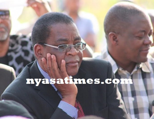 Justice Maxon Mbendera mourning...Photo Jeromy Kadewere.