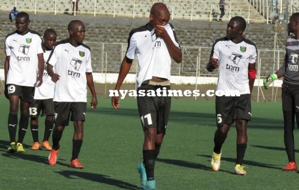 KB players dejected after the match...Photo Jeromy Kadewere