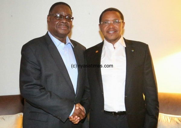 Mutharika and Kikwete: utharika For a peaceful solution to Lake Malawi border row