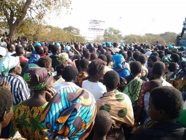 DPP crowds at Kachulu