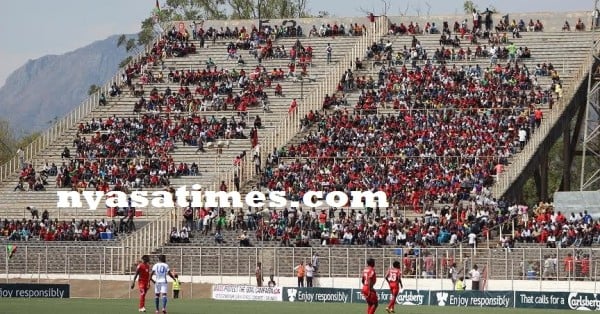 Kamuzu Stadium was not full for Tanzania and Malawi match