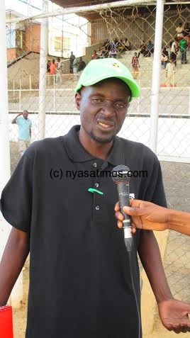 Karonga United coach had no kind words for referee....Photo Jeromy Kadewere