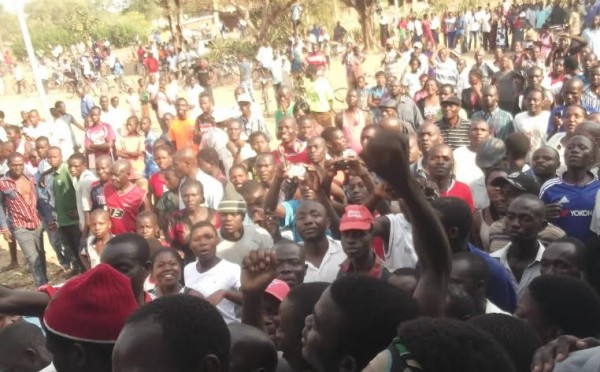 Karonga residents at the court -Photo by Tiwonge Kuwenda