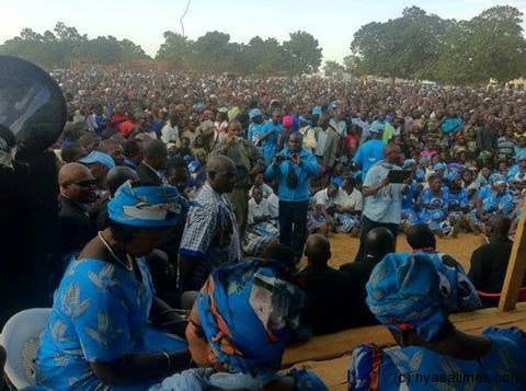Crowds at DPP rally in Kasungu