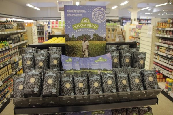 Kilombero rice in UK shops