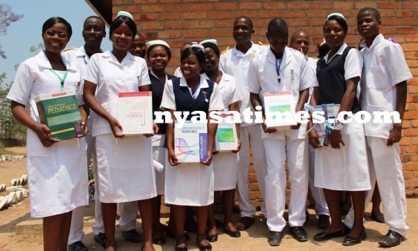 Kudos to Airtel Malawi from St Joseph College of Nursing...Photo Jeromy Kadewere