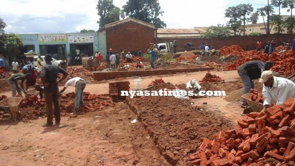 Land grabbers developing the place