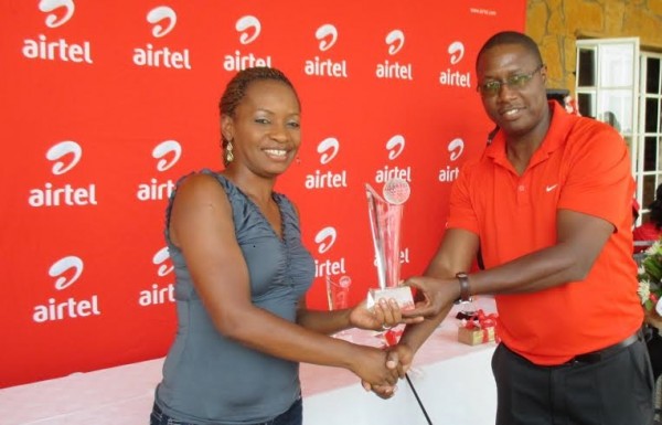 Last year during Airtel golf prize presentation