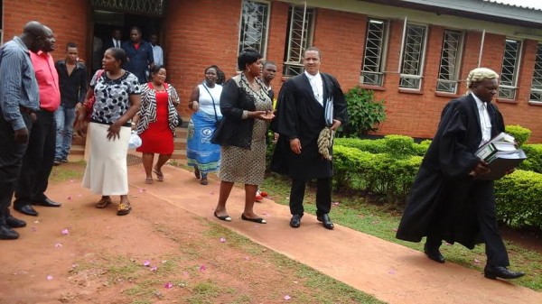 Lawyers coming out of court P-hoto by Mphatso Nkhoma, Nyasa Times