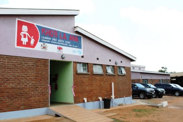 Lilongwe Child Jusice Court building 