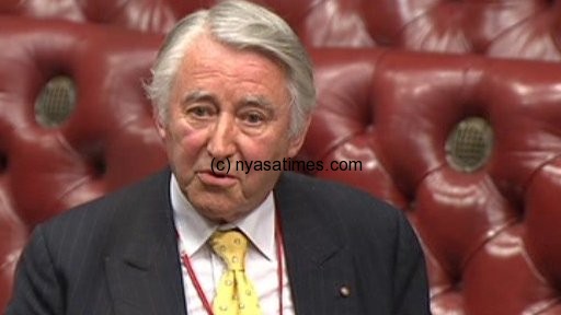 Lord Steel:  Malawian people have lived under kleptomaniacs 