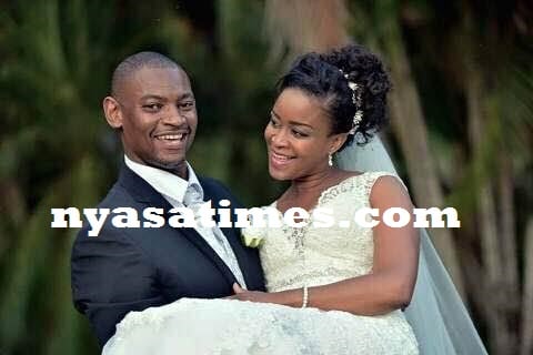 Love is in air: Nyamilandu and his new better half Gillian