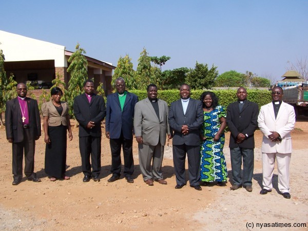 MCC Board minus absent Mrs. Madinga. Centre is Maulana