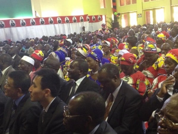MCP delegates in convention hall