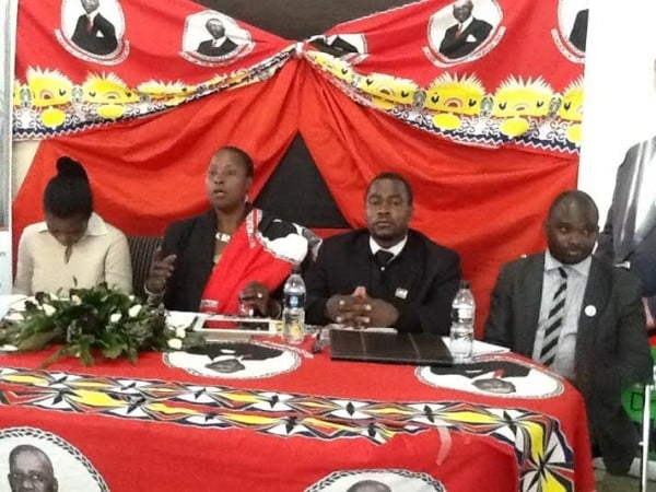 MCP lawmakers addressing a news conference