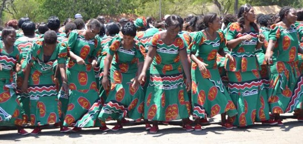 MDF Women entertains during the ceremony (C) Stanley Makuti.