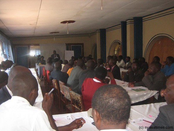 MEC supervisors' workshop at Chenda Hotel in Mzuzu
