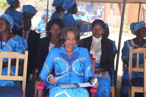 Madam Chilima listening to the Homily-Pix by Prince Henderson