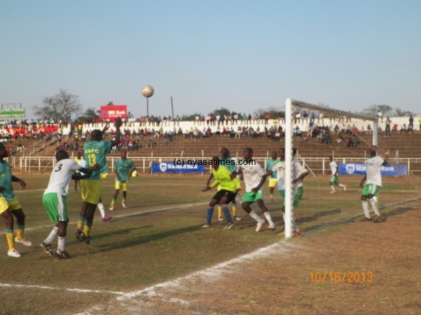 Mafco's goal under heavy siege, Pic Leonard Sharra, Nyasa Times