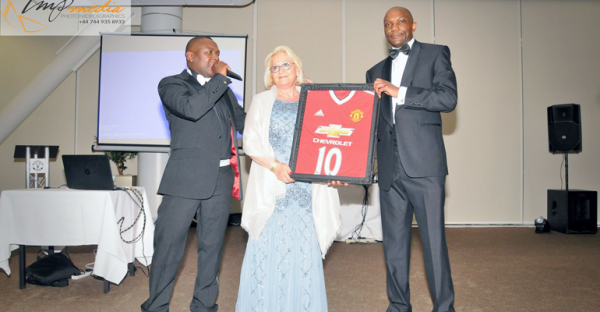 The Wayne Rooney signed jersey which was auctioned at K0.5 million in aid of Malawi healthcare through Maheca