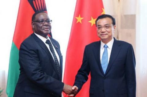 Look East sweet news: Malawi President Mutharika with Chinese Premier Li Keqiang
