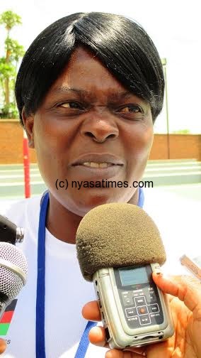 Malawi Queens coach Mary Waya....Photo Jeromy Kadewere