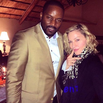 Malawian rapper Tay Grin (left) is considered to be having a celebrity status. In this photo he was captured with US Pop star Madonna.