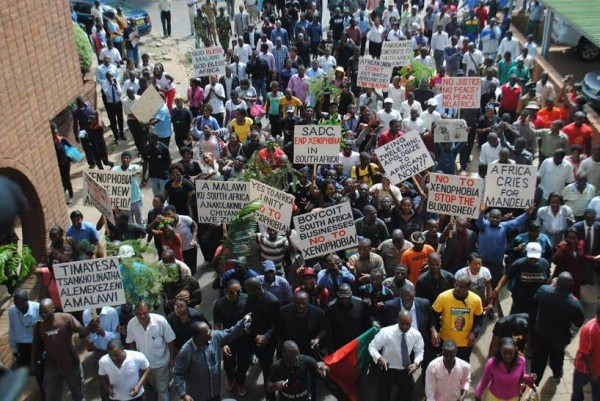 Malawians hold peaceful protests