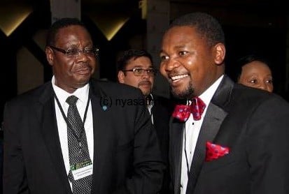 Mutharika and his communication strategist Malopa
