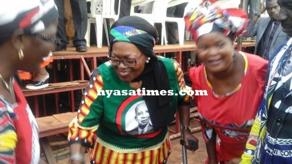 Mama Kadzamira attended the rally