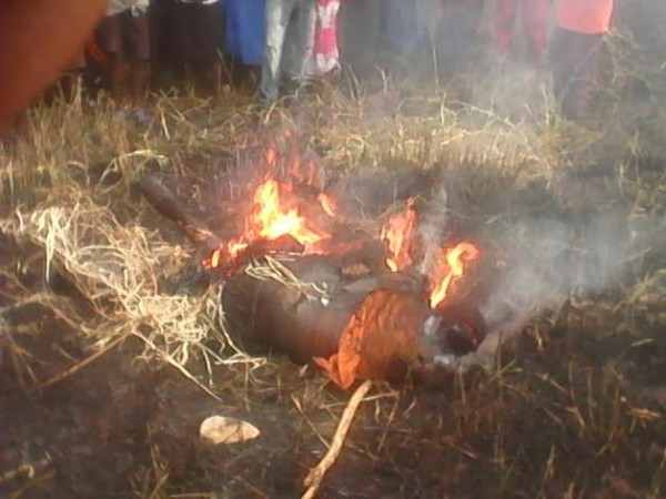 Man left to burn to ashes in Nsanje