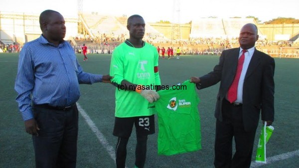 Man of the match went to Red Lions goalkeeper....Photo Jeromy Kadewere.