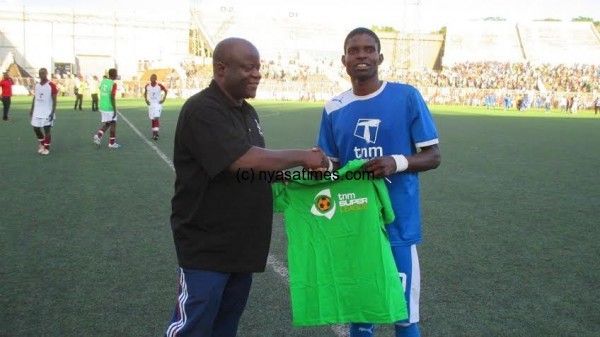 Man of the match went to Timothy Chitedze....Photo Jeromy Kadewere